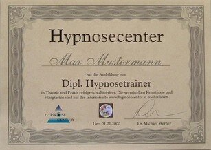 Hypnoseurkunde